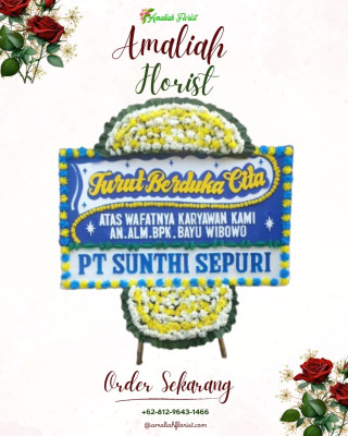 Papan Bunga Duka di Tigo Lurah